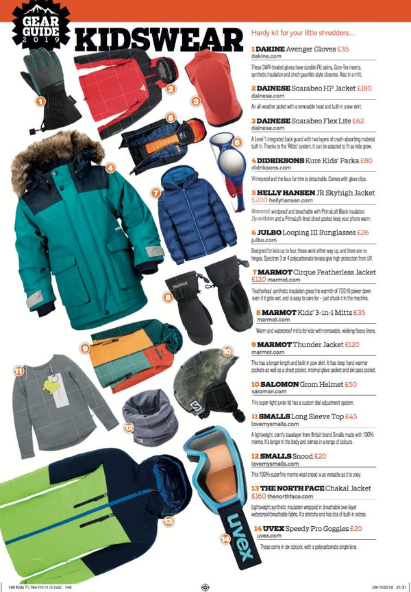 Get slope ready with Fall-Line Magazine 2019 Gear Guide - Smalls